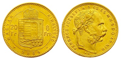 8 forintos 1889