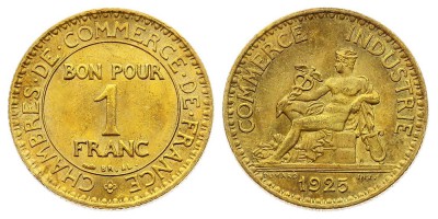 1 франк 1925 года