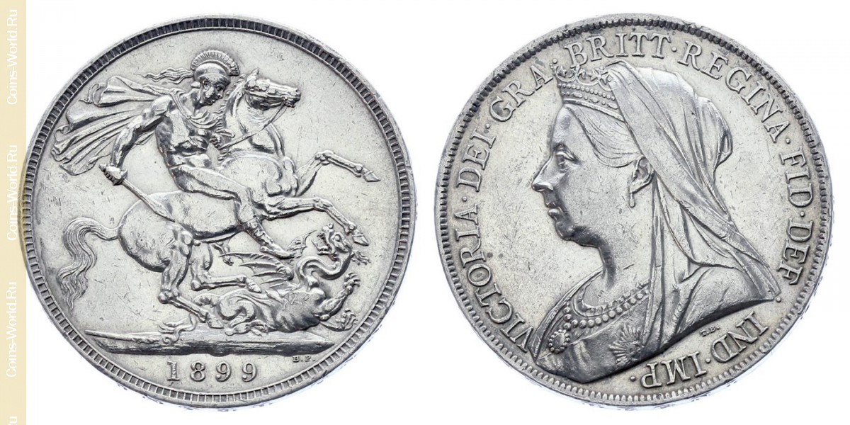 1 coroa 1899, Reino Unido