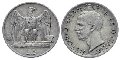 5 Lire 1927