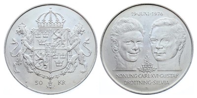 50 крон 1976 года
