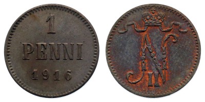 1 пенни 1916 года