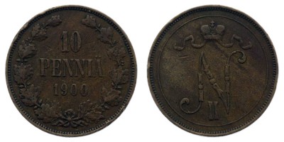 10 пенни 1900 года