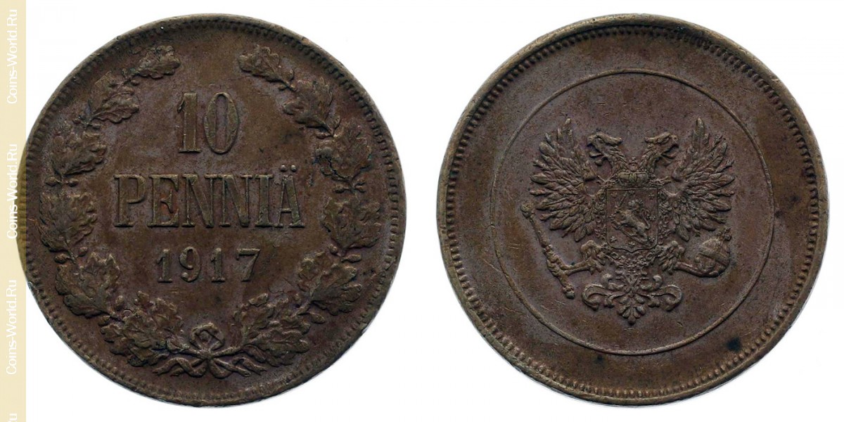 10 пенни 1917 года, Финляндия