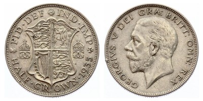 ½ corona 1935