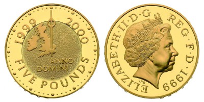 5 Pfund 1999