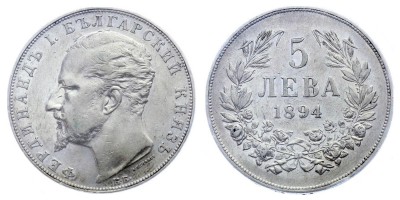 5 leva 1894
