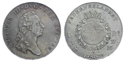 1 riksdaler 1776