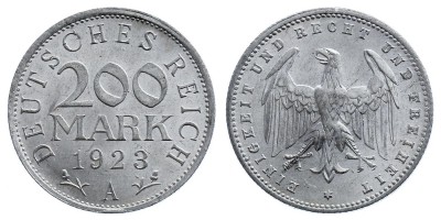 200 марок 1923 года A