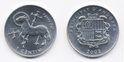 1 céntimo 2002