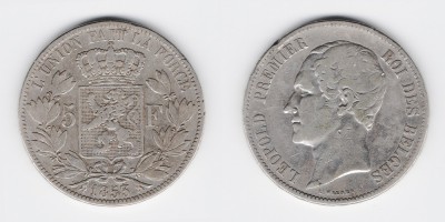 5 francos 1853