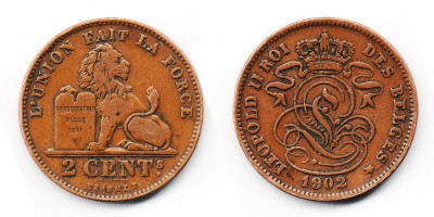 2 céntimos 1902