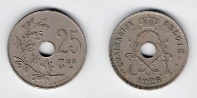 25 centimes 1926