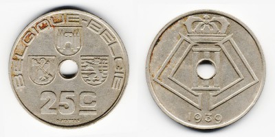 25 centimes 1939