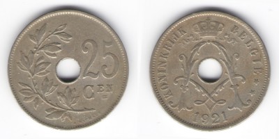 25 céntimos 1921