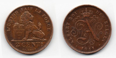2 céntimos 1911