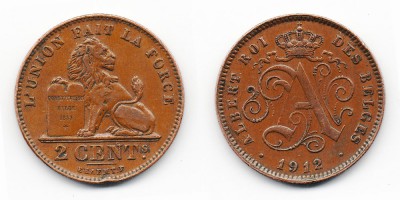 2 Centimes 1912