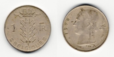 1 franc 1970
