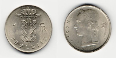 1 франк 1975 года