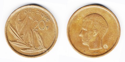20 франков 1982 года
