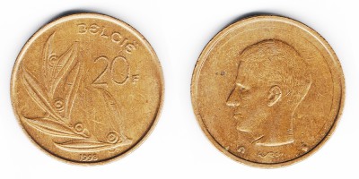 20 francs 1993