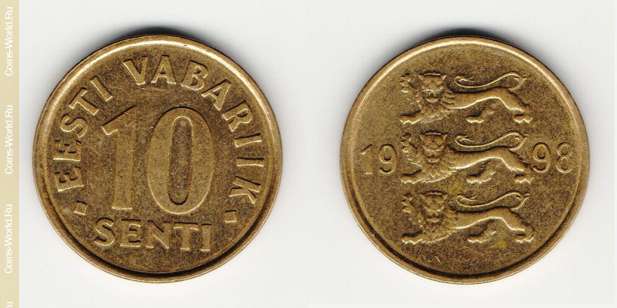 10 Cent 1998 Estland