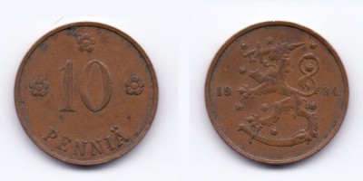 10 пенни 1934 года