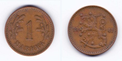 1 марка  1941 года