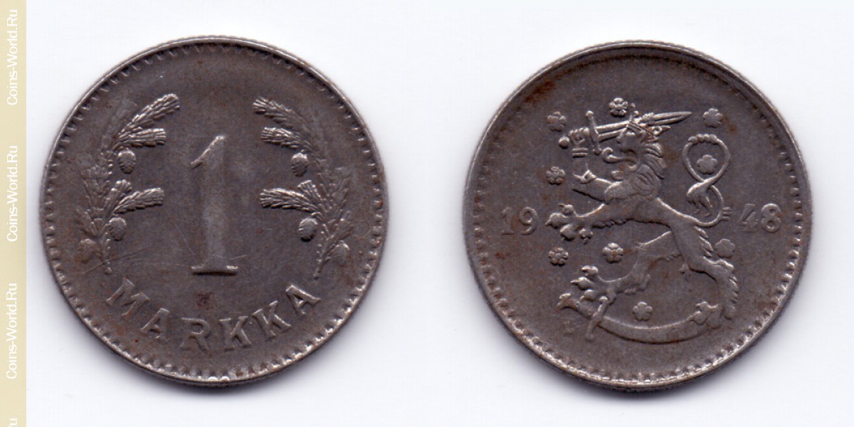 1 Mark  1948 Finnland