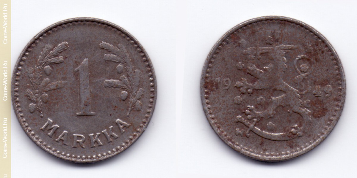 1 Mark 1949 Finnland