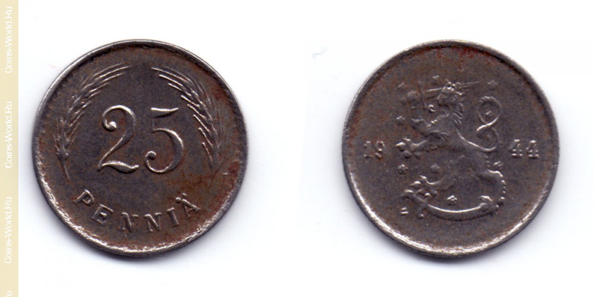 25 Penny 1944 Finnland