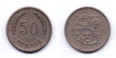 50 penniä 1923
