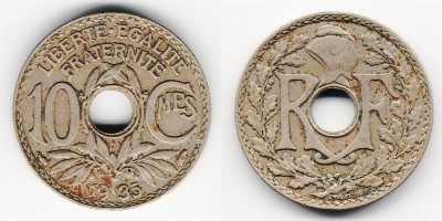 10 céntimos 1935