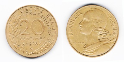 20 céntimos 1978