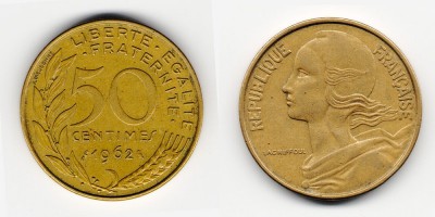 50 céntimos 1962