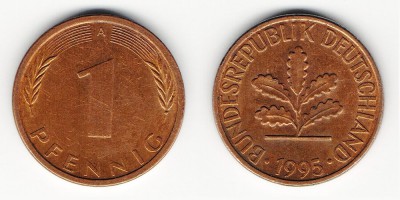 1 pfennig 1995 And