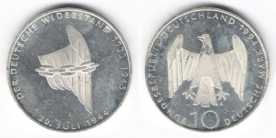 10 марок 1994 год A