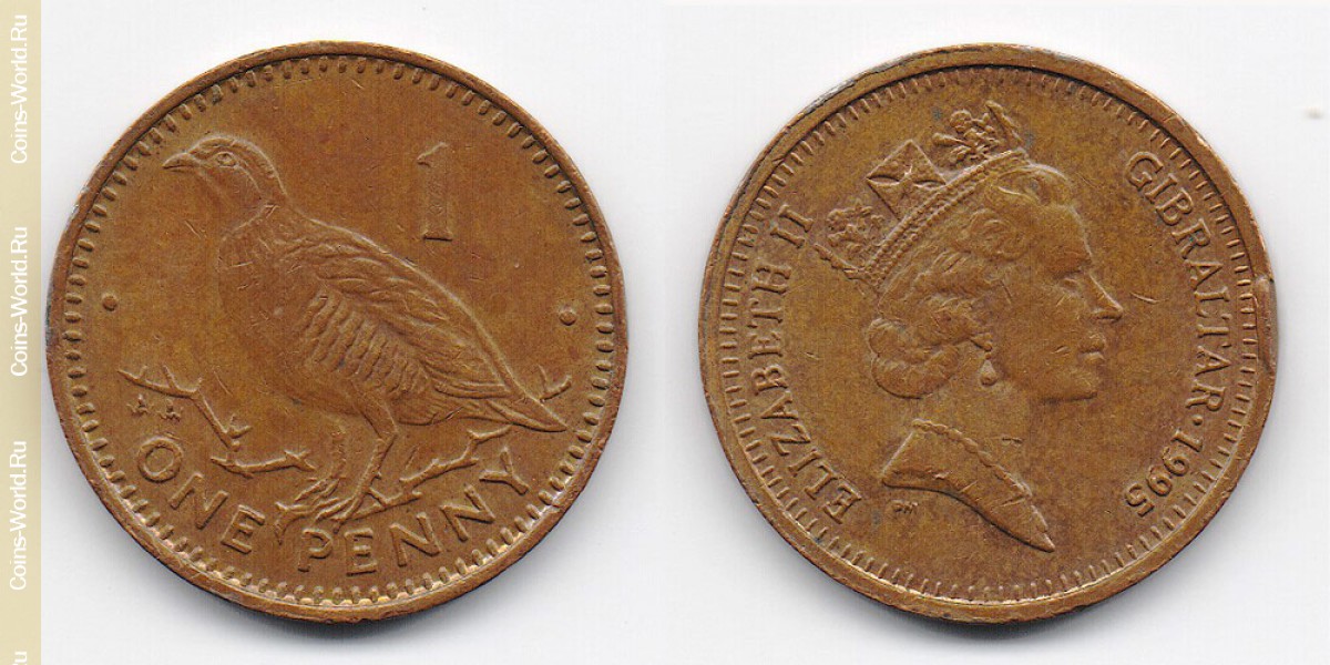 1 penny 1995 Gibraltar