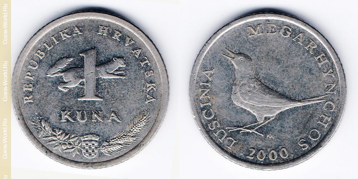 1 kuna 2000, Croacia