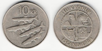 10 Kronen 1984