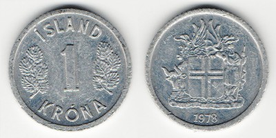 1 Krone 1978