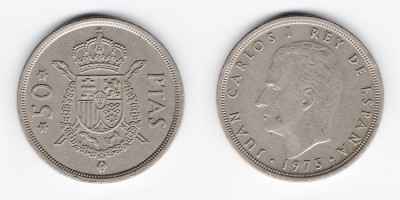 50 pesetas 1975