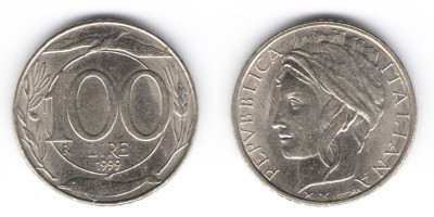 100 lire 1999