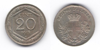 20 centesimi  1918
