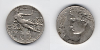 20 centesimi 1920