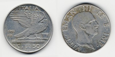 50 centesimi 1941