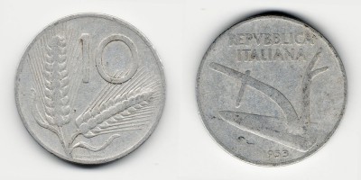 10 liras 1953