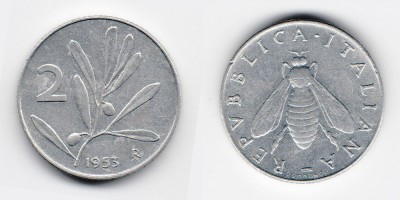2 лиры 1953 года