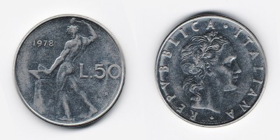 50 lire 1978