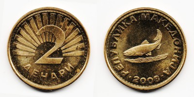 2 denares 2008